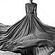 Stylish dress in gray Keyla. Wedding dresses. Boudoirwedding. Online shopping on My Livemaster.  Фото №2