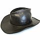 Men's leather hat. Cowboy hat. SMPRX. Hats1. wanna bracelet +. My Livemaster. Фото №4