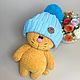 Вязаная игрушка из плюшевой пряжи вязаный котик кот амигуруми. Амигуруми куклы и игрушки. Рыжий кот (магазин вязаных идей). Ярмарка Мастеров.  Фото №8