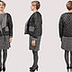 The jacket is black short quilted under your belt. Outerwear Jackets. Yana Levashova Fashion. My Livemaster. Фото №6