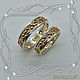 Rings/pair 'Olive branch' gold 585, silver 925, Rings, St. Petersburg,  Фото №1