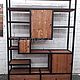 Стеллаж в стиле лофт. Стеллажи. furniture store. Ярмарка Мастеров.  Фото №4