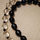 beads: Necklace-Beads ' Black crystal'. Beads2. Rimliana - the breath of the nature (Rimliana). My Livemaster. Фото №5