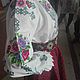 Women's shirt with embroidery. Embroidery 'Spring'. Blouses. MARUSYA-KUZBASS (Marusya-Kuzbass). My Livemaster. Фото №4