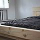Кровать из бруса, с бортами под прозрачным маслом. Кровати. Семейная мастерская 'Панихин'. Ярмарка Мастеров.  Фото №5