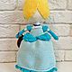 Заказать Принцесса Золушка. Кукла ручной работы в подарок (вязаная кукла). LisaN_toys/Вязаные игрушки/МК. Ярмарка Мастеров. . Амигуруми куклы и игрушки Фото №3