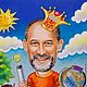 The cartoon 'King of soil science'. Caricature. ArtFairy Portrets and Caricatures (artfairy). Online shopping on My Livemaster.  Фото №2