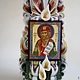 Святой Ярослав, свеча 22 см, 8 граней.