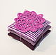 Набор из 3 саше с лавандой Пурпурный. Арома сувениры. Stitches&Flowers. Интернет-магазин Ярмарка Мастеров.  Фото №2