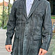 Jacket made of luxury Python skin ' Nubuck'. Jackets for men. exotiqpython. My Livemaster. Фото №4