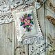 Винтажная подвеска с вышивкой "Летний букет". Подвески. Филатова Елена (floral-embroidery). Ярмарка Мастеров.  Фото №4