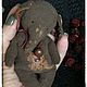 Тедди слон ягодный бисквит, Тедди Зверята, Москва,  Фото №1
