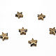 Гематит бусина звезда, 6 мм, золото, Бусины, Москва,  Фото №1
