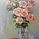 Картина с розами Цветы маслом Картина в интерьер, Картины, Сочи,  Фото №1