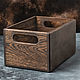 Dark oak drawer for storing kitchen items. Jars. Foxwoodrus. Online shopping on My Livemaster.  Фото №2