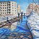 Spring in the area. Oil on canvas, Pictures, Moscow,  Фото №1