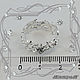 Ring 'Vintage-Vintage' 925 sterling silver, crystal diamond. Rings. MaksimJewelryStudio. My Livemaster. Фото №6
