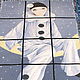 Покрывало  Ночь нежна. Пледы. Дементьева Людмила (dquilt). Интернет-магазин Ярмарка Мастеров.  Фото №2