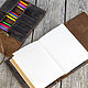 Sketchbook A5 Sketch book in leather cover. Sketchbooks. KullikovCraft. Online shopping on My Livemaster.  Фото №2