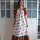 Slavic Linen Long Kupala Dress, Dresses, Anapa,  Фото №1