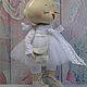 Текстильная Мимимишка - Ангел. Мягкие игрушки. Куклы-конфетки. Интернет-магазин Ярмарка Мастеров.  Фото №2