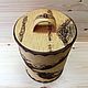 Order Box large natural. Barrel for flour, sugar. SiberianBirchBark (lukoshko70). Livemaster. . Jars Фото №3