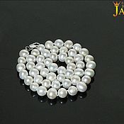 Украшения handmade. Livemaster - original item Pearl. Classic string of pearls from natural pearls. Handmade.