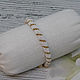Agate Beaded Bracelet (white gold). Braided bracelet. CvetlanaCm (avtorbiju). Online shopping on My Livemaster.  Фото №2