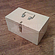 Крепкий и надежный фанерный ящик для хранения различных вещей и предметов.