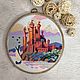 Cross-stitch Princess Castle on a cliff, Pictures, Chelyabinsk,  Фото №1
