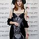 Сумка с фермуаром и мехом норки "Винтаж". Сумка с фермуаром. ALMA  KATRIN. Интернет-магазин Ярмарка Мастеров.  Фото №2