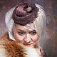 Вечерняя вуалетка "Шерри". Hats1. Wedding Dreams. Online shopping on My Livemaster.  Фото №2