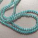Апатит голубой натуральный, 2,2 мм бусины. Бусины. magic beads. Ярмарка Мастеров.  Фото №4