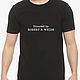 Cotton T-shirt ' Directed by Robert B. Weide', T-shirts and undershirts for men, Moscow,  Фото №1
