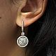 Заказать Серьги с бриллиантами по 2 карата. PURE DIAMONDS Jewelry. Ярмарка Мастеров. . Серьги классические Фото №3