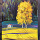Осенняя картина Тоскана 29х21, Картины, Чехов,  Фото №1