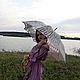 Openwork umbrella-cane №7 (large dome). Umbrellas. 'CHARMER' knitting from Natalie K. My Livemaster. Фото №4