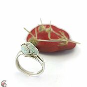 Украшения handmade. Livemaster - original item Turquoise ring with natural Turquoise! # Electroplating. Handmade.