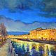  Золотой город (Петербург). Масло. Холст. Оригинал. Картины. 89062283179 (kiparis-2). Ярмарка Мастеров.  Фото №6
