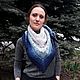 Бактус вязаный ажурный из хлопка. Бактус. SNS-ROSTOV. Интернет-магазин Ярмарка Мастеров.  Фото №2