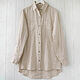 Order Women's shirt made of 100% linen. etnoart. Livemaster. . Shirts Фото №3