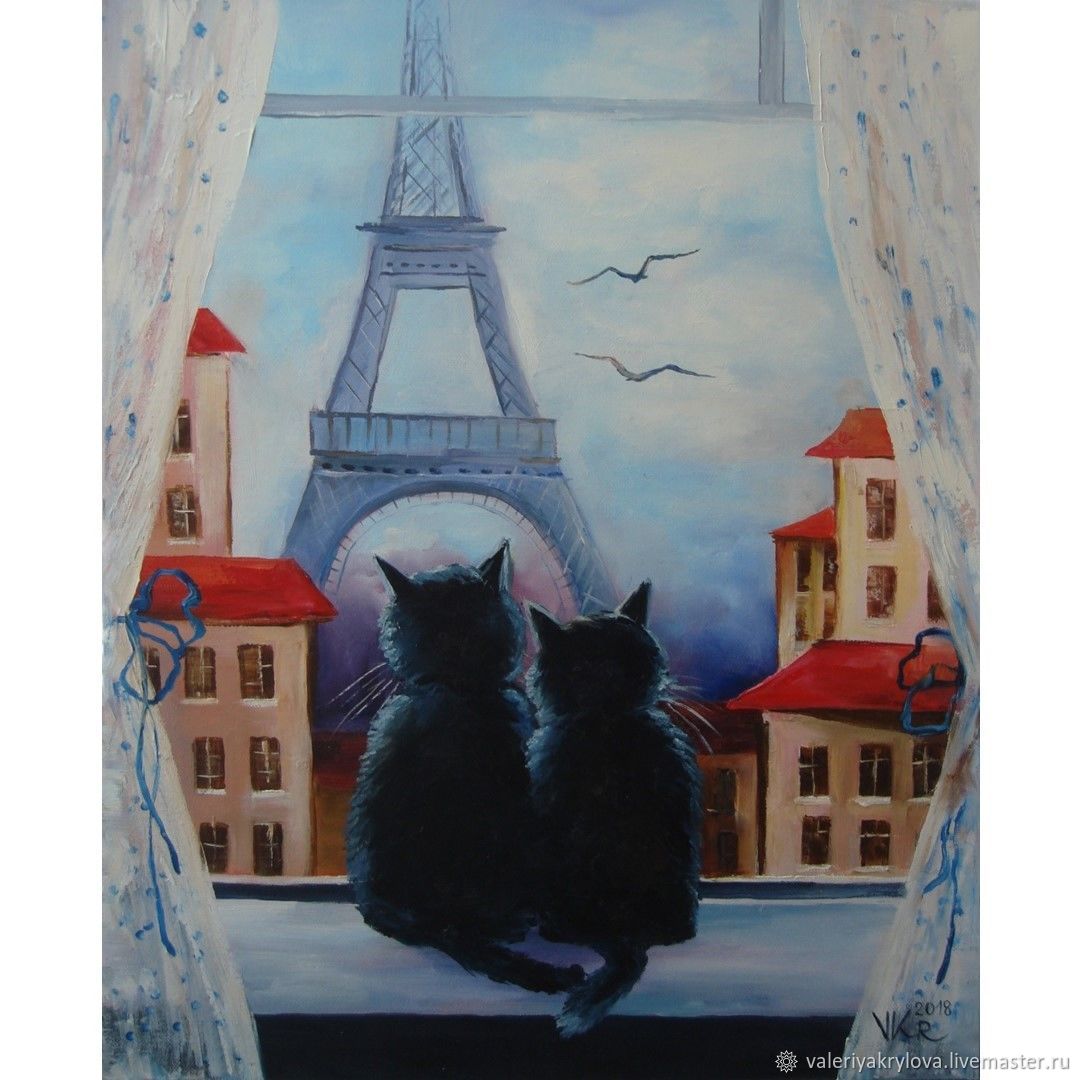 кошки в париже