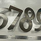 Цифры на дверь Number Line N-012А. Номер на дверь. MetallBox. Ярмарка Мастеров.  Фото №4