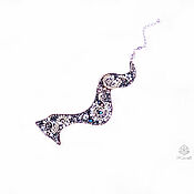 Украшения ручной работы. Ярмарка Мастеров - ручная работа Браслет "Ветер", ручная вышивка. Handmade.