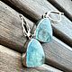 Серьги с Аквамарином серебро 925. Серьги классические. Jeweller -Danil. Ярмарка Мастеров.  Фото №4