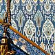 Ткань гобелен в стиле икат, Ткани, Москва,  Фото №1