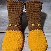 Аксессуары handmade. Livemaster - original item Knitted Duckbill Socks.. Handmade.
