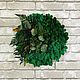 Круглая картина 43 см из стабилизированных мхов и растений, Фитокартины, Белгород,  Фото №1
