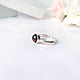 Order Silver ring with garnet. Zoloto Master. Livemaster. . Rings Фото №3