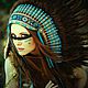 Indian headdress - Turquoise Flight. Subculture hats. Elektra D'ajon. My Livemaster. Фото №6